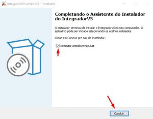 Executar InstallService.bat e concluir
